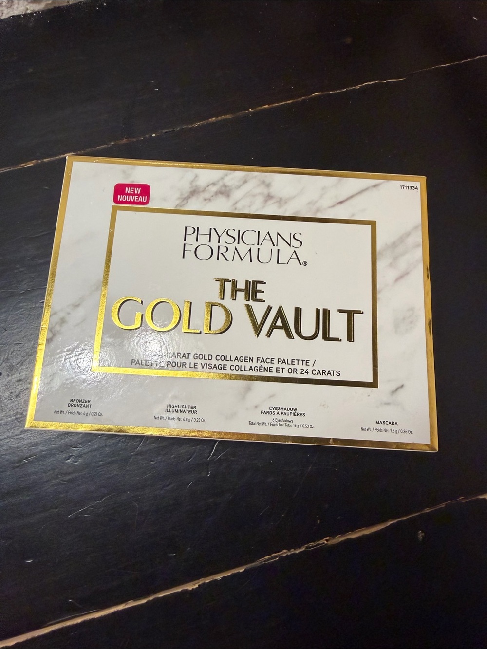 Physicians Formula The Gold Vault 24-Karat Gold Collagen Face Palette NEW IN BOX